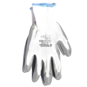 Робочі рукавички Mastertool безшовні сірий нітрил